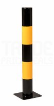 Protective Post | 760 x 90 x 90mm | Fully Welded | Yellow & Black | Loadtek