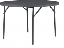 Plastic Folding Table | Round | 1220mm | 4ft | New Zown Classic