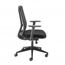 Mesh Back Operator Chair | Fixed Arms | Black | Ronan
