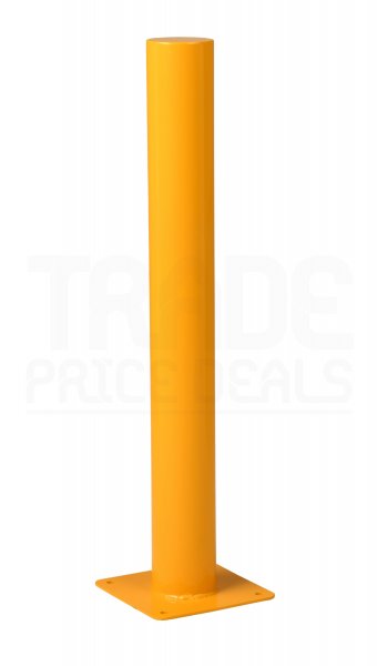 Protective Post | 760 x 90 x 90mm | Fully Welded | Yellow | Loadtek
