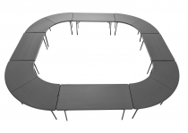 Plastic Folding Table | 1530 x 760mm | 5ft x 2ft 6" | New Zown Classic