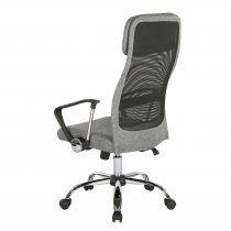 High Back Operator Chair | Mesh Back | Grey | Chord