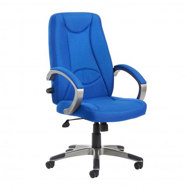 High Back Manager Chair | Blue | Lucca