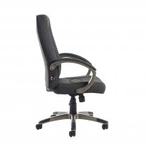 High Back Manager Chair | Charcoal | Lucca
