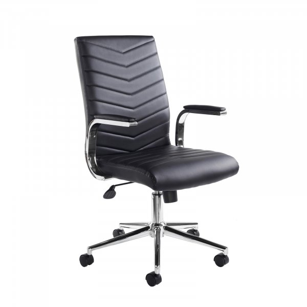 High Back Executive Chair | Faux Leather | Black | Martinez
