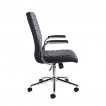 High Back Executive Chair | Faux Leather | Black | Martinez