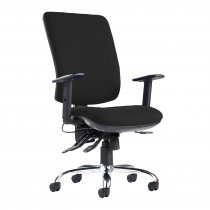 24hr Ergonomic Task Chair | Black | Senza