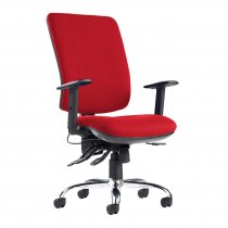 24hr Ergonomic Task Chair | Red | Senza