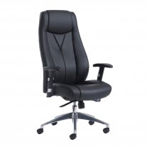 Executive Chair | Faux Leather | High Back | Black | Odessa