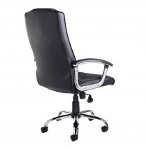 Manager Chair | High Back | Leather Faced | Black | Somerset