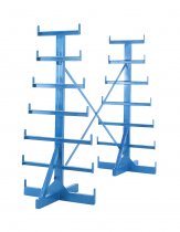 Double Sided Freestanding Bar Rack Starter Bay | 7 Levels | 1000KG Max Weight per Shelf