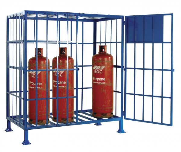 Cylinder Storage Cage | Stores up to 8 x Propane Cylinders | Loadtek