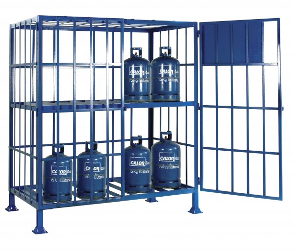 Cylinder Storage Cage | Stores up to 16 x Calor Cylinders | Loadtek