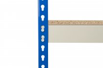 Heavy Duty Racking | 1830h x 1525w x 457d mm | Chipboard Shelves | 500kg Max Weight per Shelf | 3 Levels | Blue & Grey | TradeMax UHD