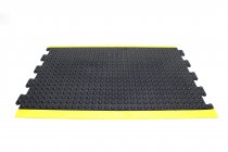 Safety Bubblemat | Interlocking Middle Piece | Black & Yellow | 0.6m x 0.9m | COBA