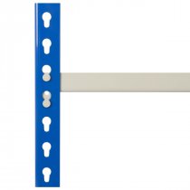 Industrial Shelving | 1830h x 1220w x 305d mm | Chipboard Shelves | 120kg Max Weight per Shelf | 5 Levels | Blue & Grey | TradeMax HD