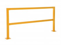Pair of Lift Out Barrier Rails | 2000mm Wide | Yellow