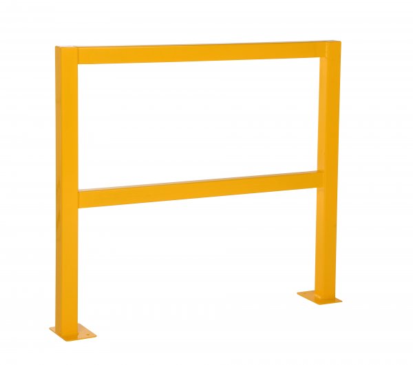 Fully Welded Straight Walkway Barrier | 900 x 1200mm | Yellow