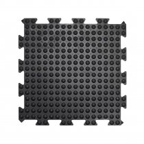 Bubblemat Connect Anti Fatigue Tile | Middle Piece | Black | 50cm x 50cm | COBA