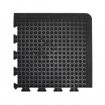 Bubblemat Connect Anti Fatigue Tile | Corner Piece | Black | 50cm x 50cm | COBA