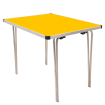 Laminate Folding Table | 635 x 915 x 685mm | 3ft x 2ft 3" | Yellow | GOPAK Contour25