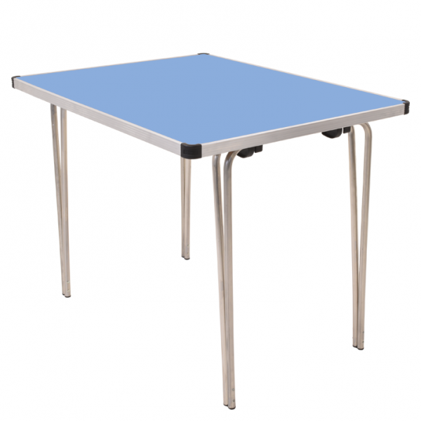 Laminate Folding Table | 508 x 915 x 610mm | 3ft x 2ft | Pastel Blue | GOPAK Contour25