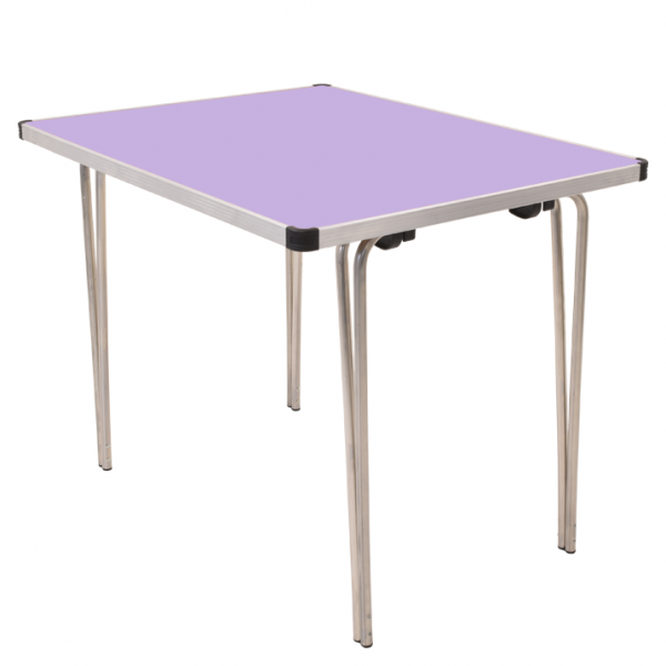Laminate Folding Table | 635 x 915 x 685mm | 3ft x 2ft 3" | Lilac | GOPAK Contour25