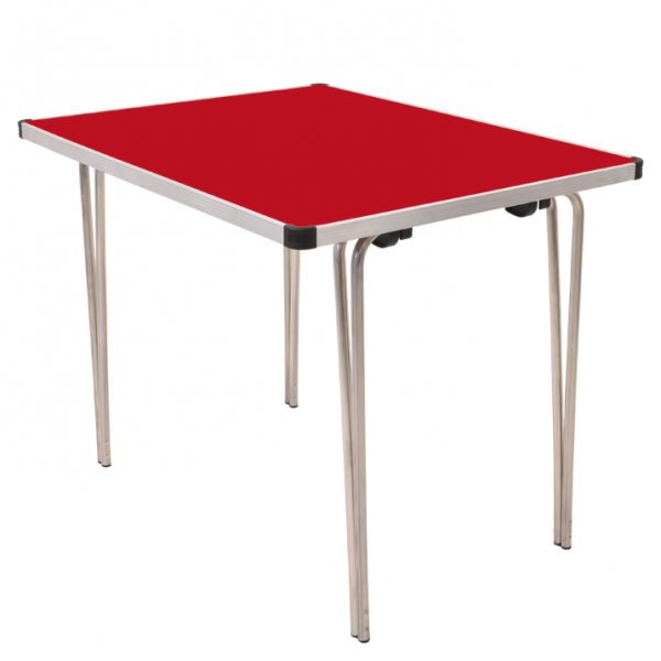 Laminate Folding Table | 635 x 915 x 685mm | 3ft x 2ft 3" | Poppy Red | GOPAK Contour25