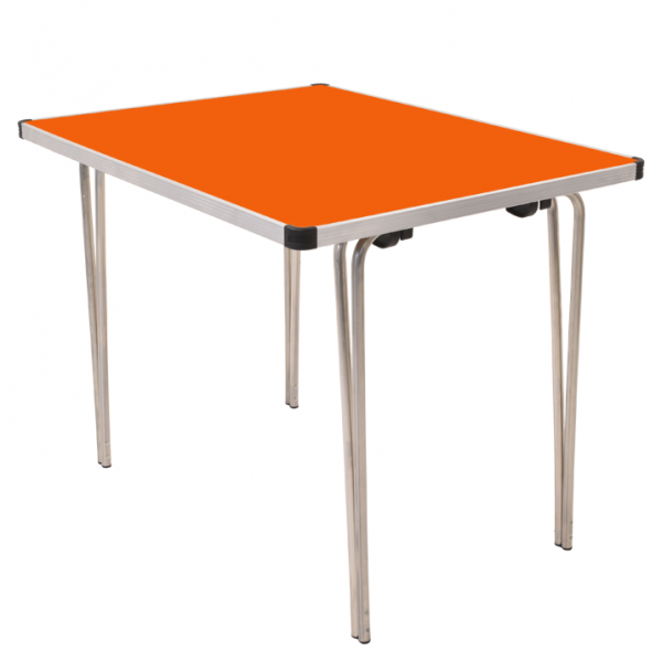 Laminate Folding Table | 508 x 915 x 610mm | 3ft x 2ft | Orange | GOPAK Contour25