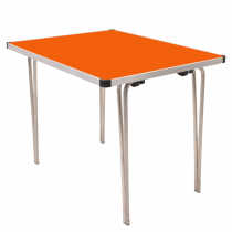Laminate Folding Table | 635 x 915 x 610mm | 3ft x 2ft | Orange | GOPAK Contour25