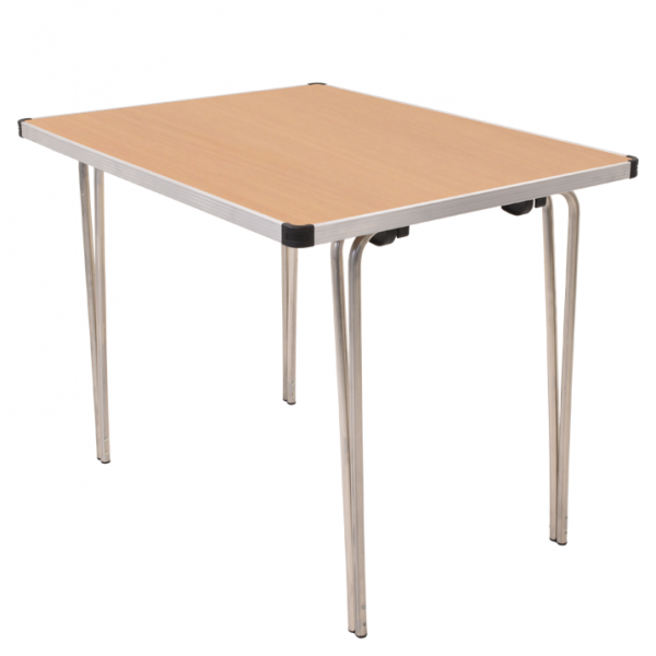 Laminate Folding Table | 635 x 915 x 685mm | 3ft x 2ft 3" | Oak | GOPAK Contour25