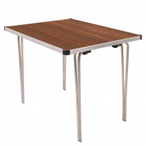 Laminate Folding Table | 508 x 915 x 685mm | 3ft x 2ft 3" | Teak | GOPAK Contour25