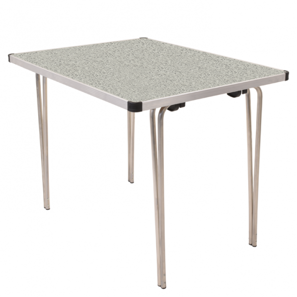 Laminate Folding Table | 635 x 915 x 685mm | 3ft x 2ft 3" | Snow Grit | GOPAK Contour25