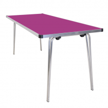 Laminate Folding Table | 584 x 1520 x 610mm | 5ft x 2ft | Fuchsia | GOPAK Contour25