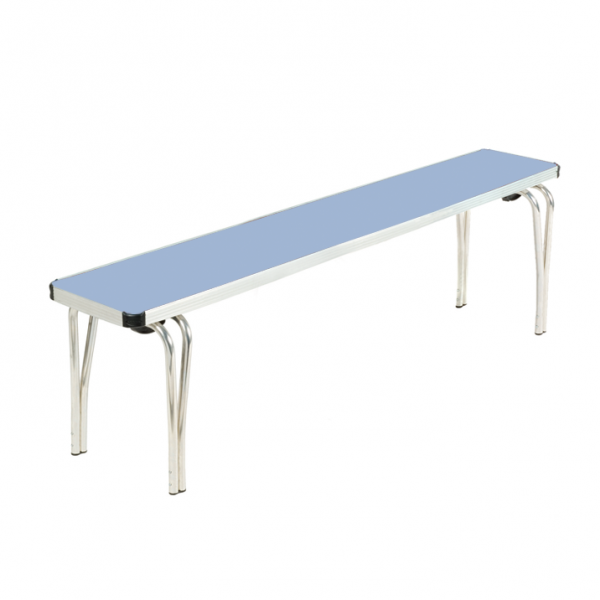Laminate Stacking Bench | 432 x 1520 x 254mm | 5ft | Pastel Blue | GOPAK Contour25