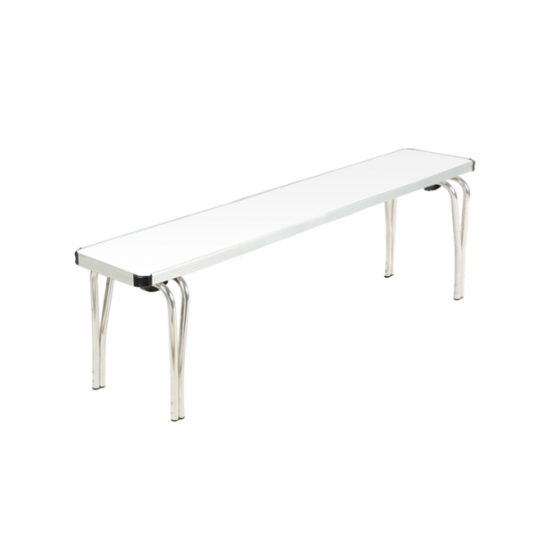 Laminate Stacking Bench | 432 x 1220 x 254mm | 4ft | White | GOPAK Contour25