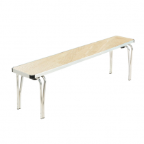 Laminate Stacking Bench | 432 x 1520 x 254mm | 5ft | Maple | GOPAK Contour25