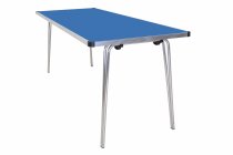 Laminate Folding Table | 700 x 1830 x 480mm | 6ft x 2ft | Azure | GOPAK Contour25 Plus
