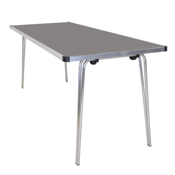 Laminate Folding Table | 700 x 1520 x 760mm | 5ft x 2ft 6" | Storm | GOPAK Contour25 Plus