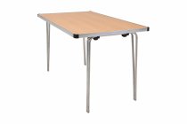 Laminate Folding Table | 760 x 1220 x 610mm | 4ft x 2ft | Beech | GOPAK Contour25 Plus