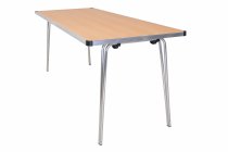 Laminate Folding Table | 700 x 1830 x 480mm | 6ft x 2ft | Beech | GOPAK Contour25 Plus