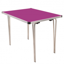 Laminate Folding Table | 700 x 915 x 760mm | 3ft x 2ft 6″ | Fuchsia | GOPAK Contour25 Plus