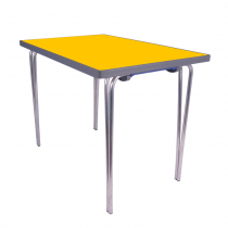 Premier Folding Table | 635 x 915 x 685mm | 3ft x 2ft 3″ | Yellow | GOPAK