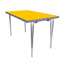 Premier Folding Table | 508 x 1220 x 610mm | 4ft x 2ft | Yellow | GOPAK