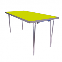 Premier Folding Table | 508 x 1520 x 610mm | 5ft x 2ft | Acid Green | GOPAK