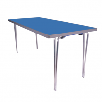 Premier Folding Table | 760 x 1520 x 610mm | 5ft x 2ft | Azure | GOPAK