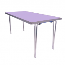 Premier Folding Table | 760 x 1520 x 610mm | 5ft x 2ft | Lilac | GOPAK