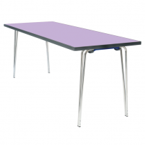 Premier Folding Table | 760 x 1830 x 610mm | 6ft x 2ft | Lilac | GOPAK