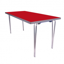 Premier Folding Table | 584 x 1520 x 610mm | 5ft x 2ft | Poppy Red | GOPAK