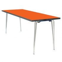 Premier Folding Table | 508 x 1830 x 610mm | 6ft x 2ft | Orange | GOPAK